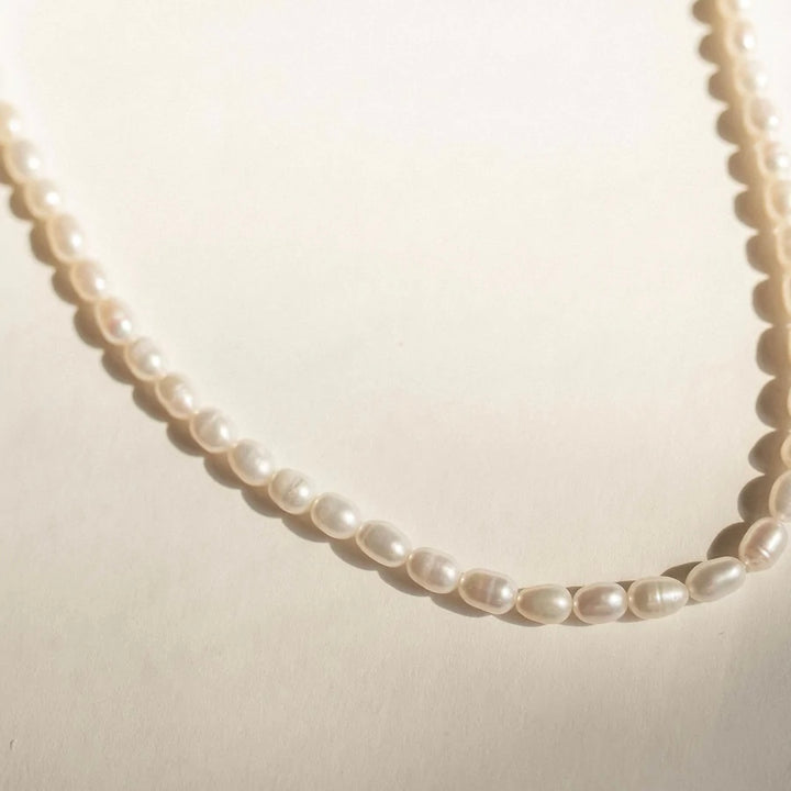 Lănțișor din argint cu perle naturale Pearl Dynasty