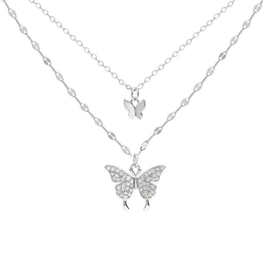 Lănțișor din argint Butterfly